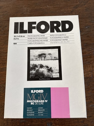 Ilford 100 blatt - blatt, 12,7x17,8