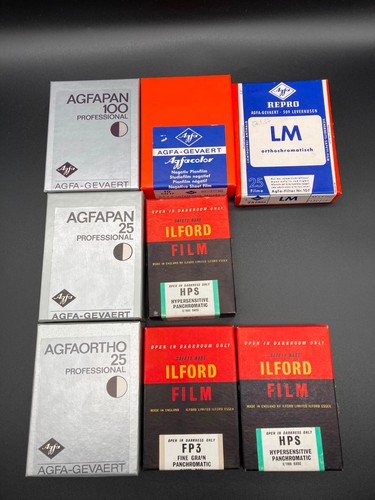 Auswahl 5x9cm planfilme - 6,5x9cm,
